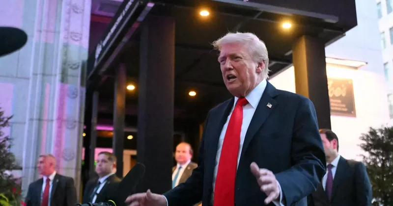 Trump a gittiği restoranda şok!