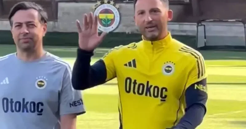 Fenerbahçe nin yeni hocası Tedesco dan ilk antrenman öncesi Türkçe mesaj