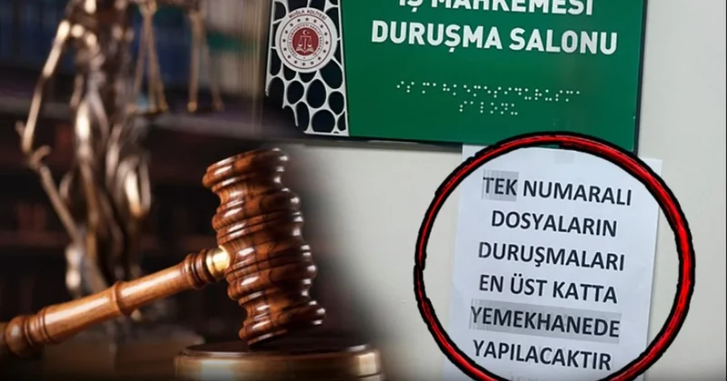 Yemek servisi ve çatal bıçak sesleri arasında adalet dağıtıyorlar! Sözcü Gazetesi
