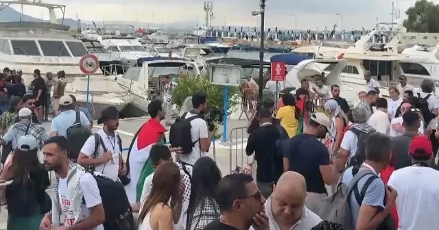 Küresel Sumud Filosu Tunus’un Sidi Bu Said Limanı nda VİDEO İZLE
