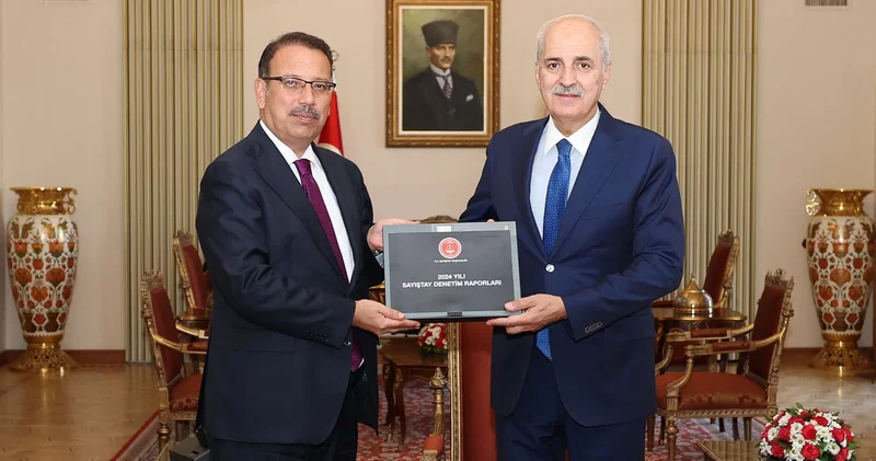 TBMM Başkanı Kurtulmuş, Sayıştay Başkanı Yener i kabul etti