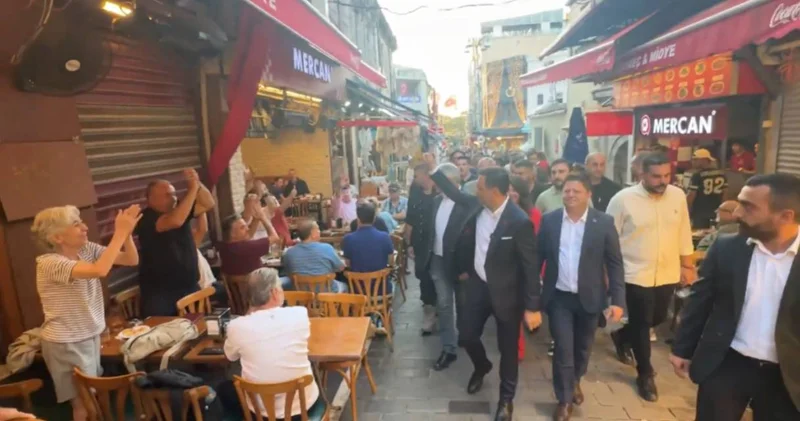 Özgür Çelik esnaf ziyaretinde alkışlarla karşılandı