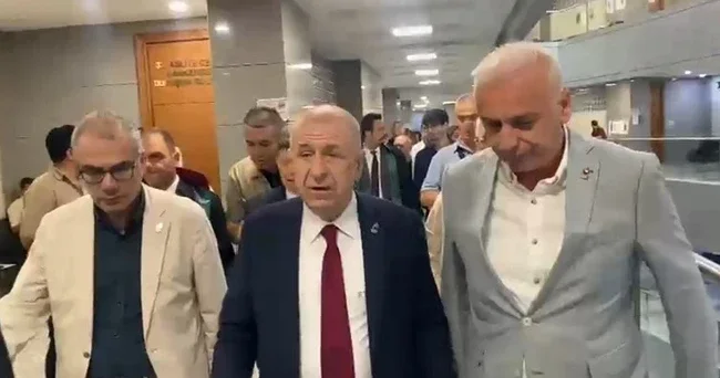 Ümit Özdağ, adliyeye geldi! İkinci kez hakim karşısına çıkacak
