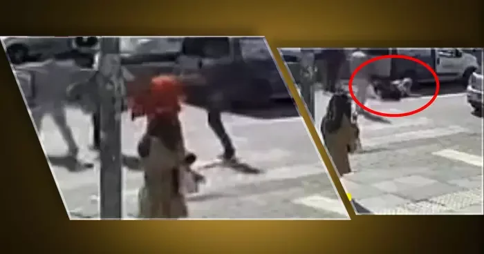 Yer: Ankara! Yine maganda dehşeti... Hem yaya geçidinde yol vermedi hem de yaşlı kadına saldırdı