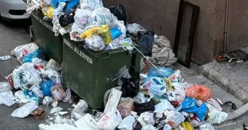 İzmir’in alışılmış manzarası: Çöp dağları…