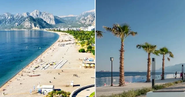 Yerli ve yabancı ziyaretçilerin uğrak noktası Konyaaltı Sahili ne çöp atan artık para cezası ödeyecek Antalya Haberleri