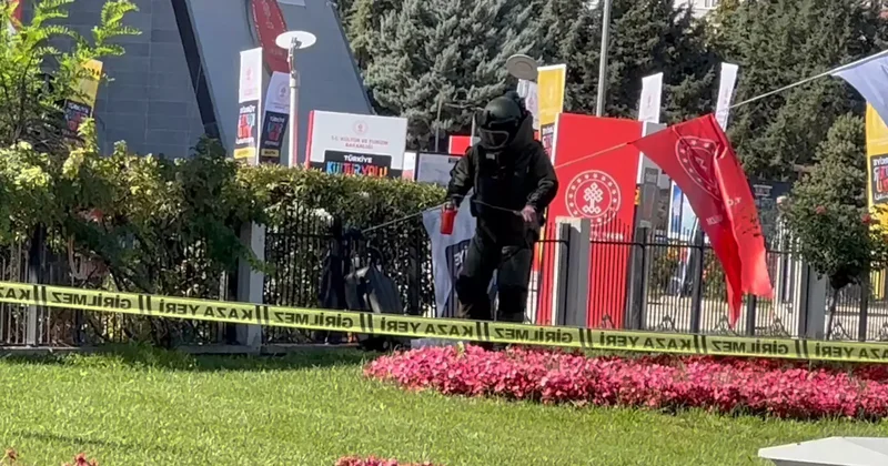 Malatya da, fünye ile patlatılan valiz boş çıktı