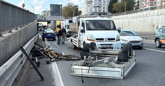 D 100 kara yolunun Kocaeli kesiminde trafik kazası ulaşımı aksattı Kocaeli Haberleri
