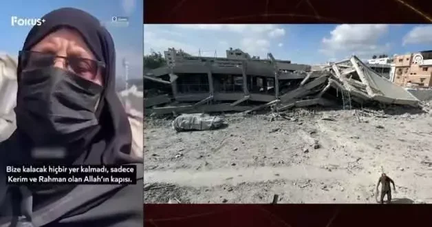 Gazzeli kadının İman dolu sözleri, kazanan tarafın kim olduğunu gözler önüne serdi