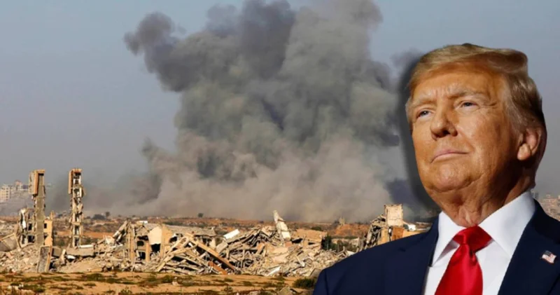 Trump tan Gazze açıklaması: Kimse yerinden zorla çıkarılmayacak