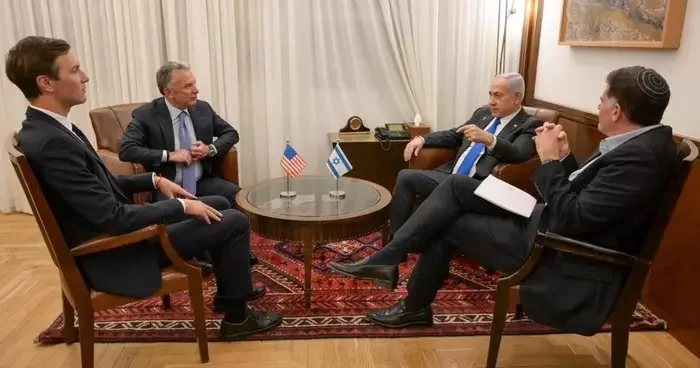 Netanyahu, Trump ın Orta Doğu Özel Temsilcisi Witkoff ve damadı Kushner ile bir araya geldi