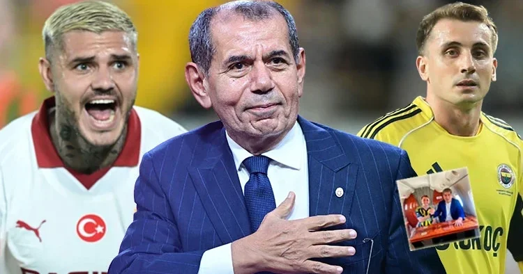 Galatasaray Başkanı Dursun Özbek’ten Icardi, Barış Alper ve Kerem Aktürkoğlu açıklaması! Fenerbahçe’ye gönderme