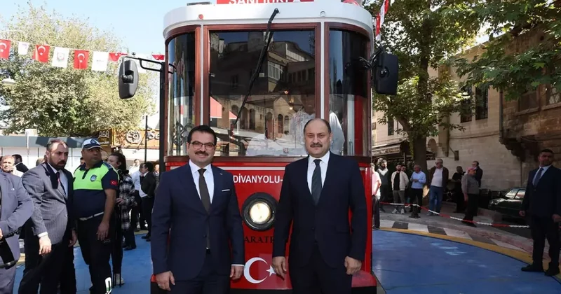 Şanlıurfa da tarihi adım: Nostaljik tramvay hizmete girdi