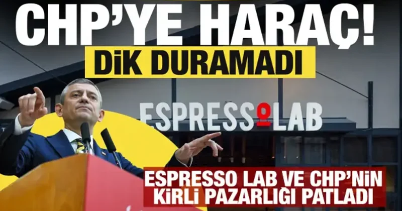 CHP Espresso Lab’ı rüşvet karşılığında boykot listesinden çıkardı