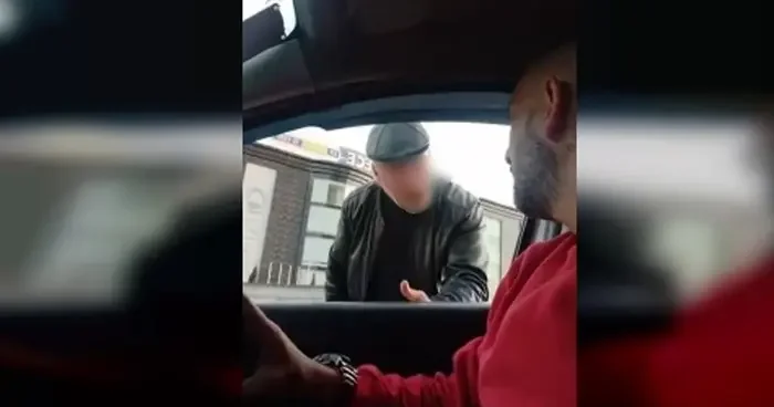 Başakşehir de sürücüyü tehdit eden taksici yakalandı!