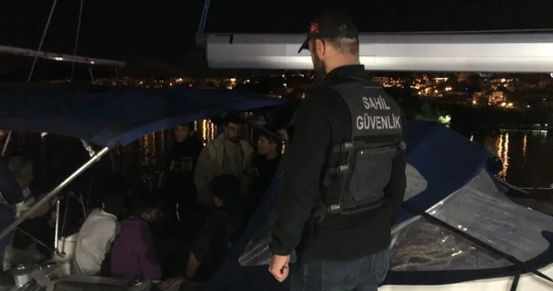 Küçücük yelkenlide 102 kişi: 1 kaçakçı gözaltına alındı
