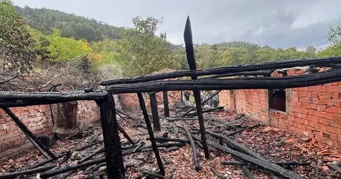 Çorum’da yanan ahırdaki 30 küçükbaş hayvan telef oldu