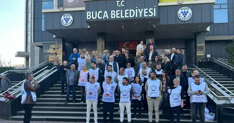 Buca Belediyesi nde memurlar yeniden eylemde