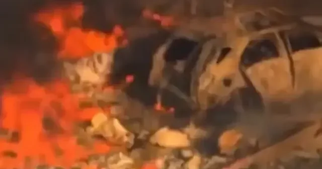 ABD de askeri mühimmat üreten fabrikada büyük patlama VİDEO İZLE