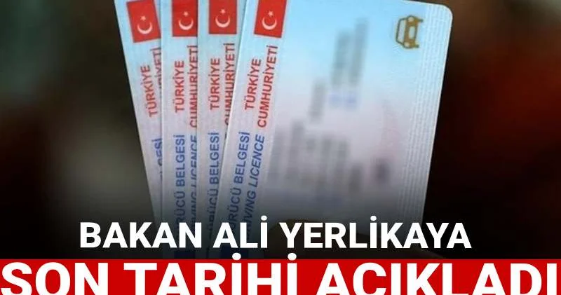 2 milyon kişiyi ilgilendiriyor: Bakan Yerlikaya son tarihi açıkladı
