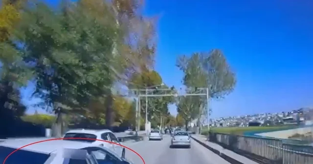 Otomobiliyle makas atan sürücüye 9 bin TL ceza; o anlar kamerada Yalova Haberleri