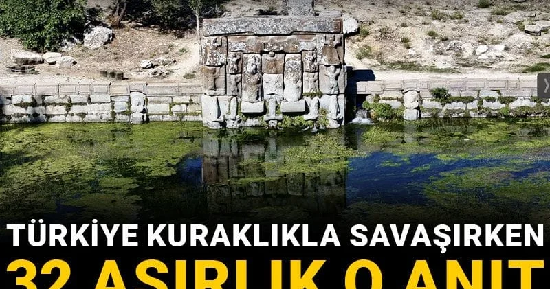 Türkiye kuraklıkla savaşırken 32 asırlık o anıt tek damla kurumadı! Hititlerin büyük sırrı ne?