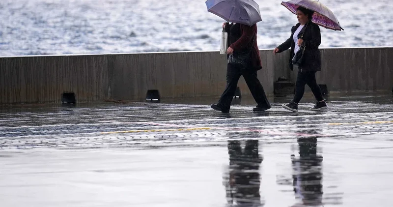 Meteoroloji den hafta sonu için sağanak ve soğuk hava uyarısı