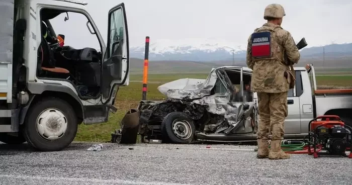 Erzurum’da jandarma bölgesinde bir ayda 17 trafik kazası