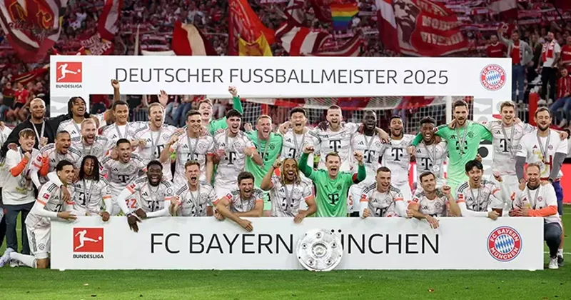 Bayern Münih şampiyonluğunu ilan etti! Harry Kane ilk kupasını kazandı Thomas Müller veda etti Fanatik Gazetesi Futbol Haberleri Spor