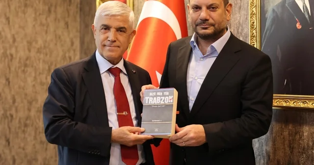 Emekli Orgeneral Arif Çetin, Başkan Ertuğrul Doğan ı ziyaret etti Trabzon Haberleri