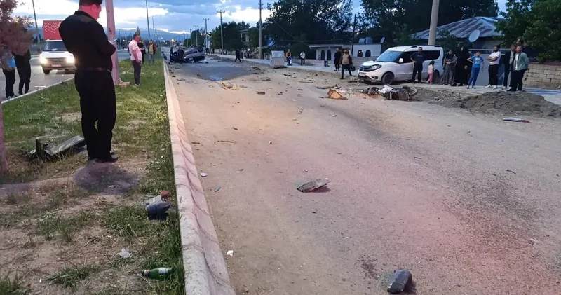 Iğdır da feci kazada elektrikli motosiklet sürücüsü hayatını kaybetti