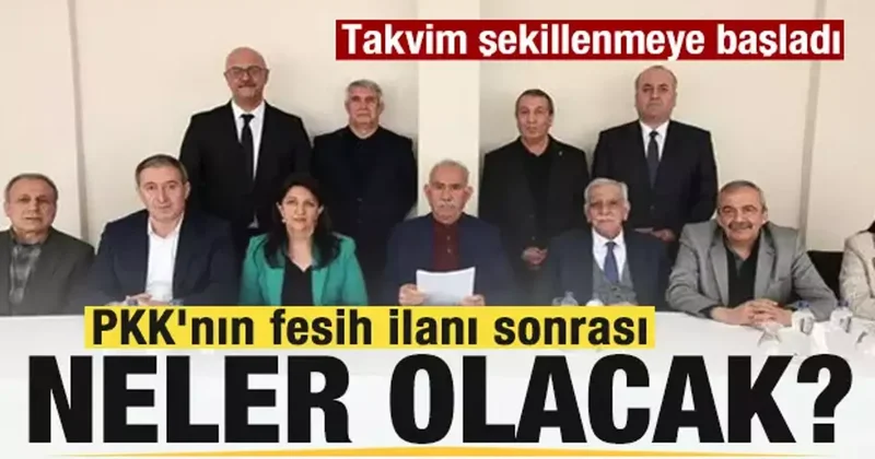 PKK nın fesih ilanı sonrası neler olacak? Yol haritası netleşiyor