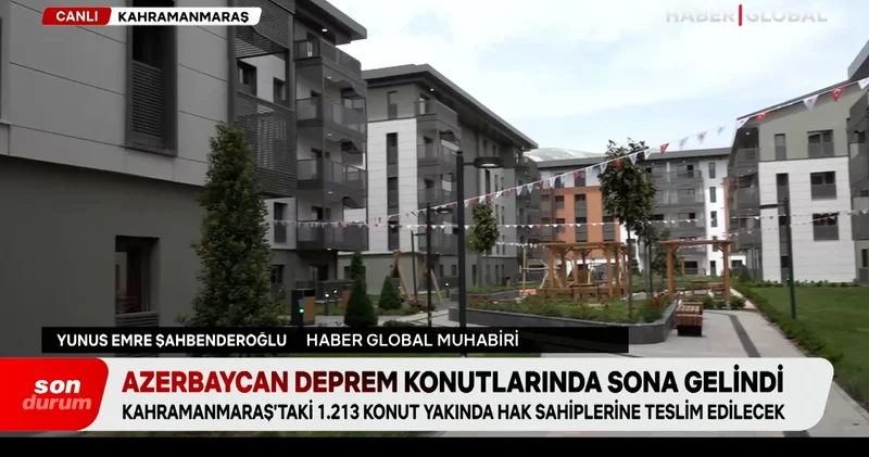 Azerbaycan deprem konutlarında sona gelindi