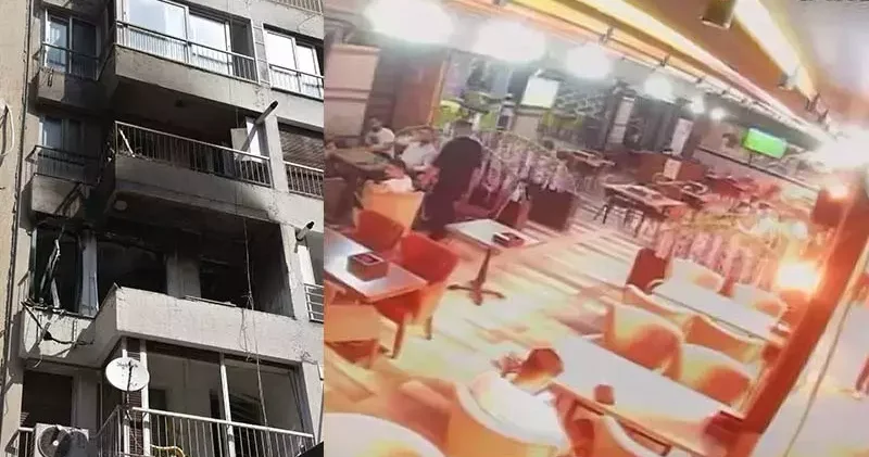 Bomba patladı sandık, yukarıdan camlar düşüyordu