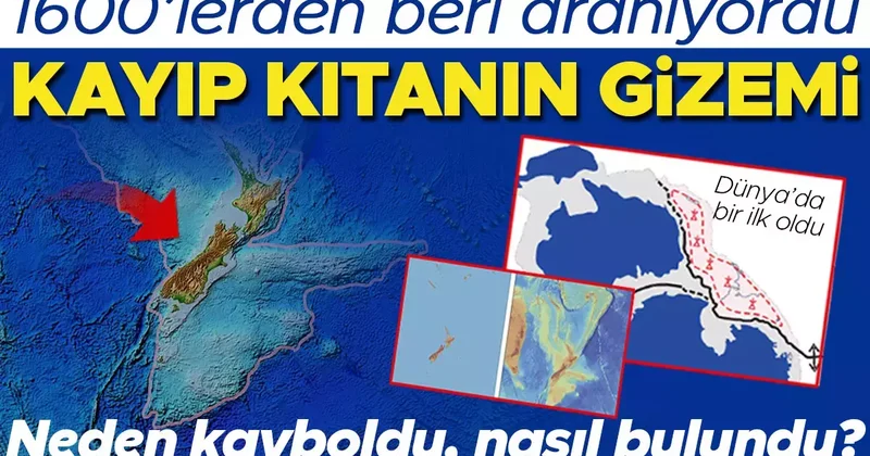 Kayıp kıtanın gizemi 1600 lerden beri aranıyordu, Dünya da bir ilk oldu