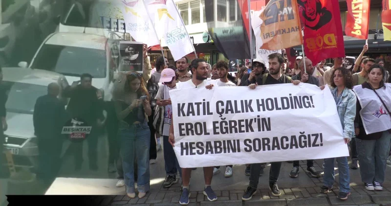 İzmir de işçi Erol Eğrek protestosu: Suçlulardan ve sorumlulardan hesap soracağız