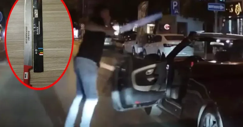 Döner Bıçakla Gerginlik: Sürücü Tutuklandı