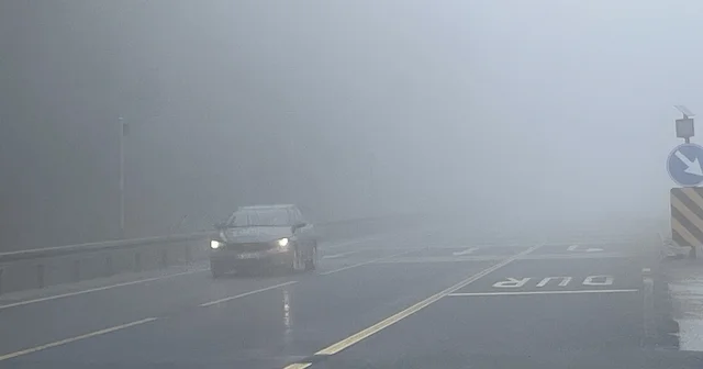 Bolu Dağı nda sis etkili oldu Bolu Haberleri