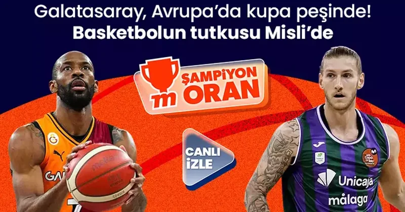 Galatasaray Avrupa’da kupa peşinde, basketbolun tutkusu Misli’de! İddaa Spor Haberleri