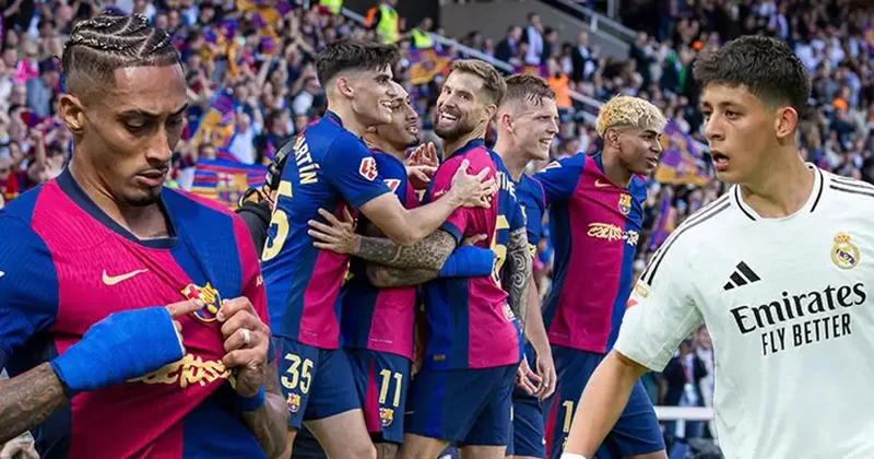 Arda Güler in çabası yetmedi! 7 gollü nefis maçta kazanan Barcelona oldu Barcelona Real Madrid maç sonucu: 4 3 Fanatik Gazetesi Futbol Haberleri Spor