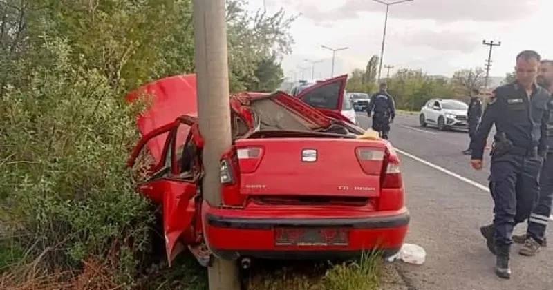 Elazığ’da trafik kazası: 2 yaralı