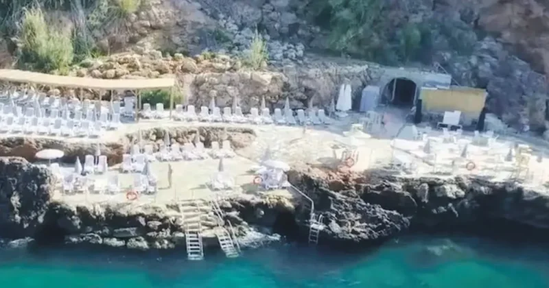 SİT alanına kaçak tünel