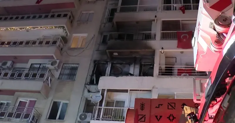 İzmir de Doğal Gaz Patlaması: 4 Yaralı