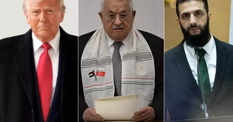 Trump tan Abbas ve Şara sürprizi! Kızgın olduğu Netanyahu yok