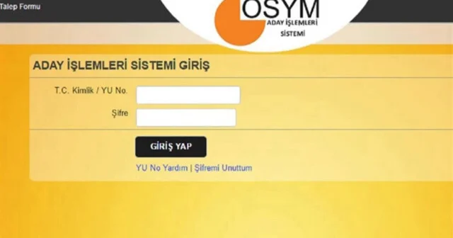 ÖSYM aday şifresi nasıl alınır? ÖSYM aday şifresi öğrenme AİS ekranı Son Dakika Haberleri