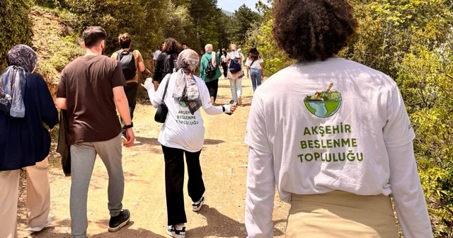 Akşehir de sağlıklı yaşam için doğada yürüyüş etkinliği yapıldı Konya Haberleri