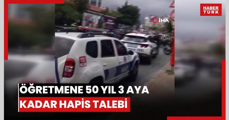 Okula silahla gelerek müdür yardımcısı ile öğretmenleri öldürmeye teşebbüs eden öğretmene 50 yıl 3 aya kadar hapis talebi