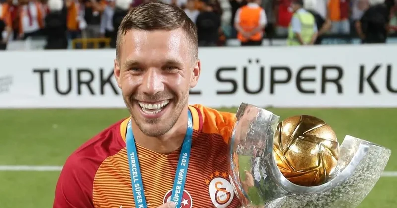 Galatasaray ın eski yıldızı Podolski den flaş Leroy Sane paylaşımı!