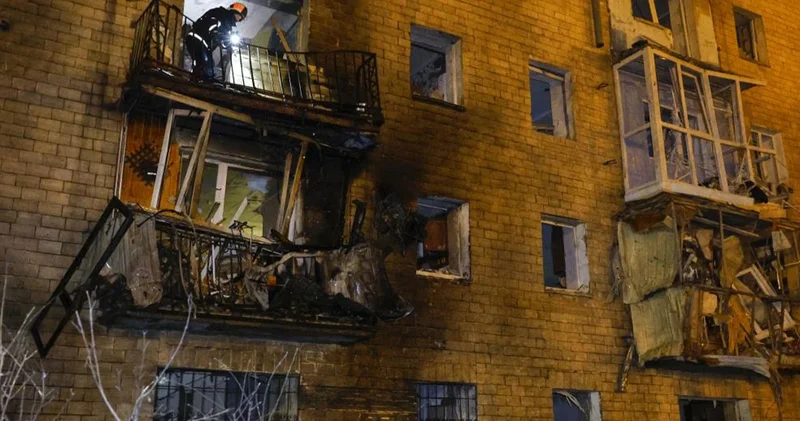 Rusya dan Harkov a 9 dakikada 17 İHA ile saldırı: 3 ölü, 65 yaralı