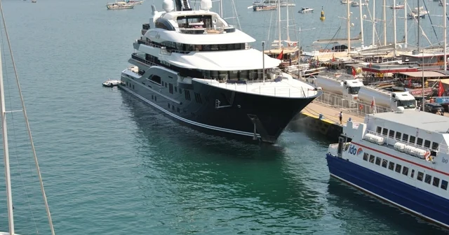 Suudi Arabistan Prensi nin yatına Fethiye de 140 ton yakıt ikmali Muğla Haberleri